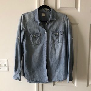 J. Crew chambray shirt